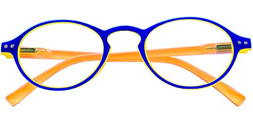 Prontoleggo Occhiali Da Lettura Prontoleggo Mod. Revival Blu/Giallo - Diottria +2,50-1 Pezzo