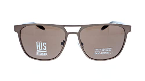 His Hs135-006 - Occhiali Da Sole, Colore: Marrone