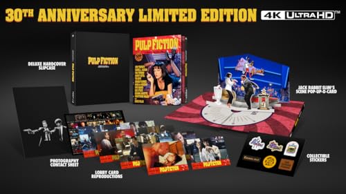 Pulp Fiction 30Th Anniversary 4K Uhd Collector'S Edition [Blu-Ray] [Region A & B & C]