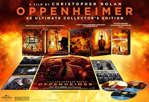 Oppenheimer Ultimate Collector'S Edition [4K Ultra Hd] [2023] [Blu-Ray] [Region Free]