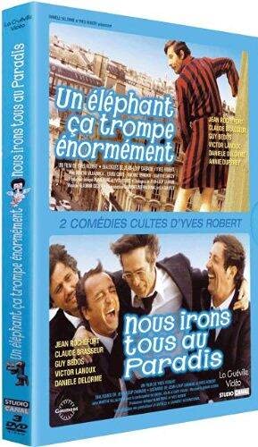 Coffret Yves Robert : Un Éléphant Ca Trompe Énormément ; Nous Irons Tous Au Paradis