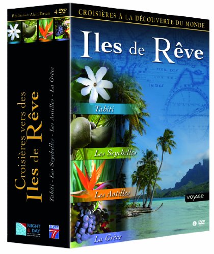 Coffret Destinations De Rêve : Les Antilles ; Tahiti ; Les Seychelles ; La Grèce