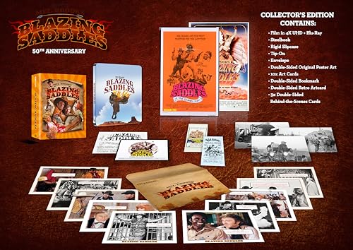 Blazing Saddles 50Th Anniversary Collector'S Edition With Steelbook [4K Ultra Hd] [1974]