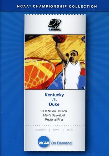 1998 Ncaa Division Kentucky Vs. Duke