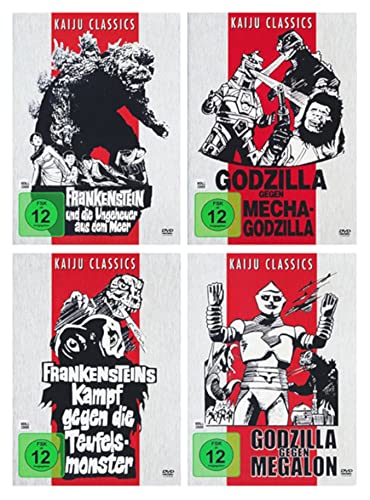 Godzilla Kaiju Classics Edition (4 Filme Der Showa-Reihe) Frankenstein Und Die Ungeheuer, Frankensteins Kampf Gegen Die Teufelsmonster, Godzilla Gegen