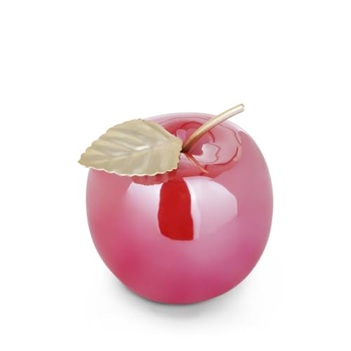 Kasanova Mela Decorativa Rossa In Ceramica 9 Cm