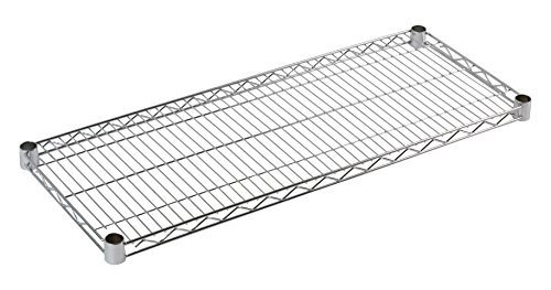 Archimede Sistema Componibile, Ripiano, Grigio (Cromato), 121 X 36 Cm