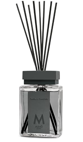 Muha' | Profumatore Per Ambiente Perfume Diffuser, Fragranza Tonka E Sandalo, Diffusore Ambiente Con Bastoncini, Formato Da 100 Ml