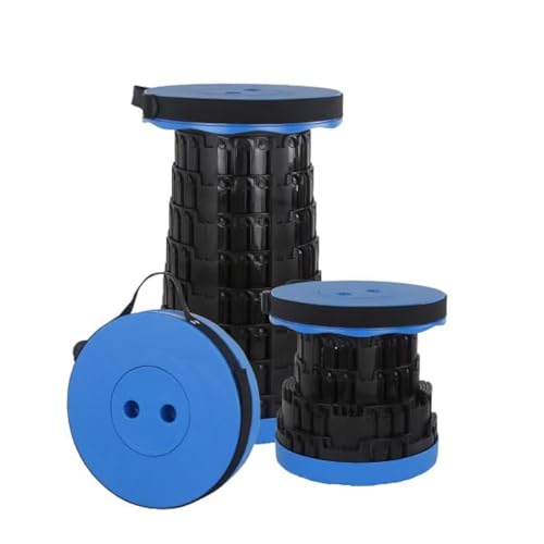 Rshuhx Sgabello Pieghevole Portatile, Adulto Sedia Pieghevole, Sgabello Da Campeggio, Sgabello Leggero Retrattile Per Barbecue All'Aperto Sgabello Da