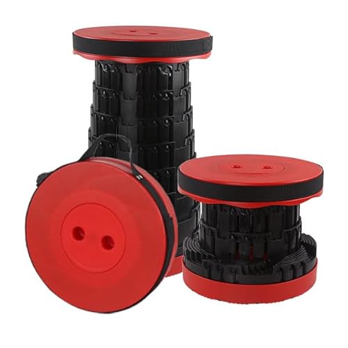 Rshuhx Sgabello Pieghevole Portatile, Adulto Sedia Pieghevole, Sgabello Da Campeggio, Sgabello Leggero Retrattile Per Barbecue All'Aperto Sgabello Da