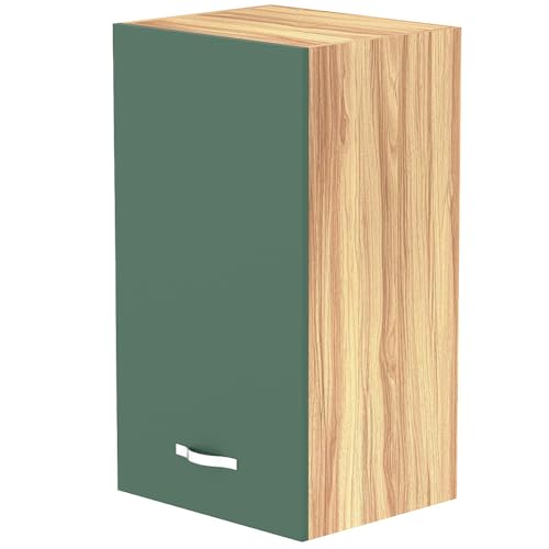 Shally Dogan Pensile Da Cucina Componibile A Parete, Armadio Sospeso In Legno Con Anta Ripiano E Scomparti, Armadietto Da Muro Spazioso E Resistente, 