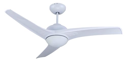 Effe 6201-Ventilatore Da Soffitto (3Pale-132Cm, Bianco)