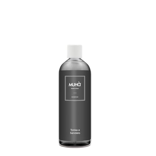 Muha' | Ricarica Per Diffusore, Profumatore Per Ambiente, Tonka E Sandalo, Formato Da 200 Ml