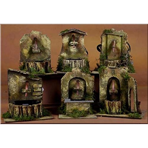 Piccoli 84223 Fontana Con Pompa Per Presepe - Varie Misure Assortite - Natale