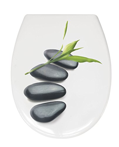 Kleine Wolke Sedile Per Wc Zen 37 X 45 Cm, Acciaio Inossidabile, Multicolore, 40X30X10 Cm