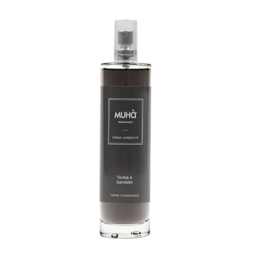Muha' | Spray Profumatore Per Ambienti, Fragranza Tonka E Sandalo, Formato Da 100 Ml