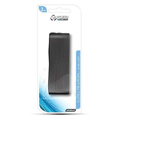 Esseci Italia L.Cucito Elastico Nero 10Mmx3Mt 57927