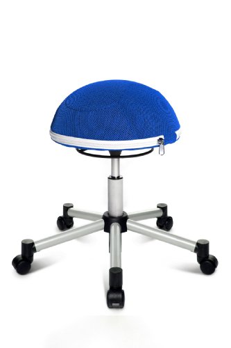 Topstar Sh17Bb6 Sitness Half Ball Sgabello, Blu