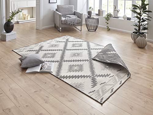 Bougari Tappeto, Grau Creme, 160 X 230 Cm