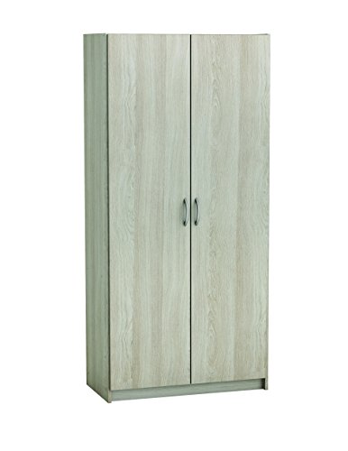 13Casa Cousteau A28 Armadio Anta Battente, Nobilitato, Naturale, 79.7 X 41.4 X 169.5 Cm
