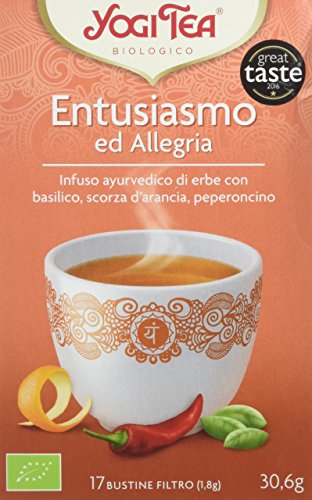 Yogi Tea Entusiasmo Ed Allegria - 17 Bustine Filtro [30.6 Gr]