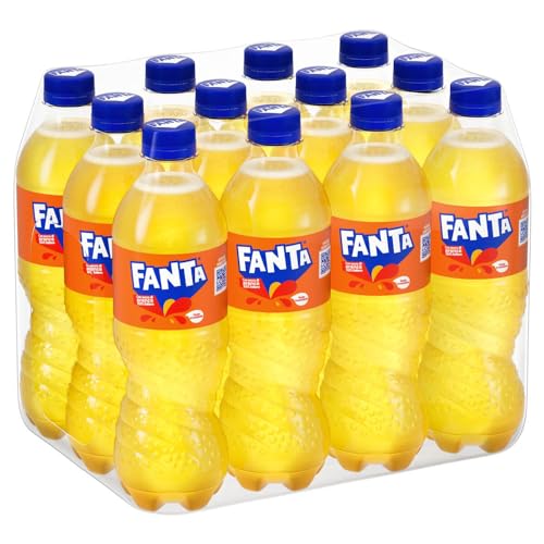 Fanta 1544102 12 Bottiglie Da 450 Ml, Arance Italiane, Senza Aggiunta Di Conservanti, Bottiglia Pet Riciclabile
