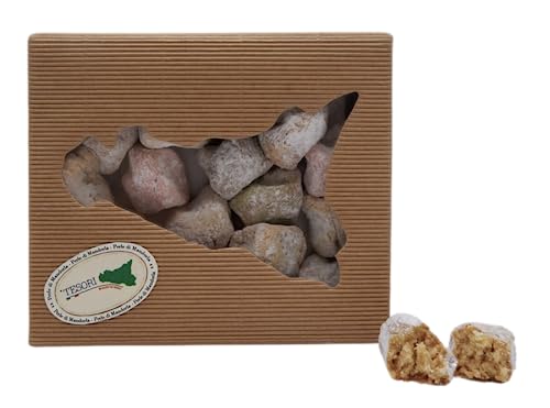 Paste Di Mandorla Siciliane Artigianali, Scatolo Regalo Sicilia, Confezionate In Monoporzione Gusti Assortiti, Dolci Siciliani Tipici Alle Mandorle, S