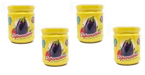 Sicilia Bedda - Caponatina Siciliana Fratelli Contorno - 100% Siciliana Senza Glutine - Vasetto 200 Gr. (4)