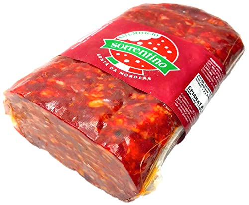 Salame Sorrentino Spianata Piccante Sotto Vuoto Meta 2 Kg