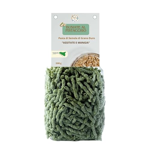 Pasta Busiate Di Pistacchio 500G Tesori Di Sicilia 2 Confezioni