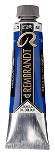Talens Rembrandt - Excelentes Colores De Pintura Al Óleo - 40 Ml - 583 Azul Ftalo Rojo