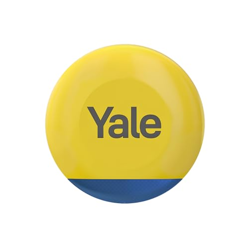 Yale Sirena Da Esterni Al-Esy-1A-Y Gialla, Sirena Regolabile Fino A 100 Db, Luci Led Lampeggianti, Resistente Alle Intemperie, Tecnologia Yale Horizon