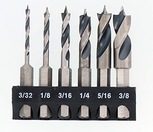 Milescraft 2300 Wood Stubby Drill Bit Set