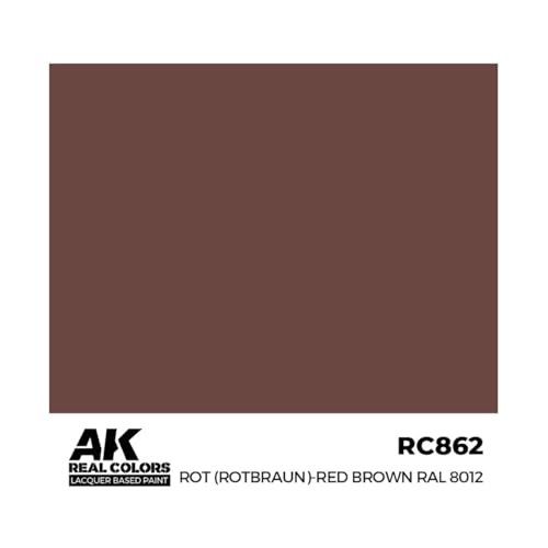 Ak Real Colors Rc862 Rot (Rotbraun)-Red Brown Ral 8012 (17Ml) (Old Rc067)