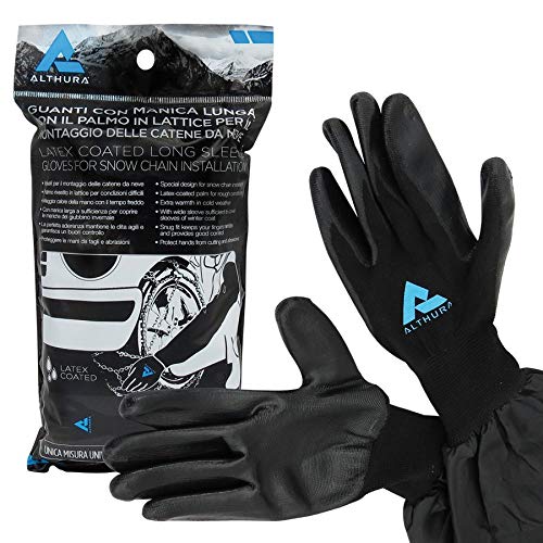 Guanti Latex Montaggio Catene C/Man 82Cm