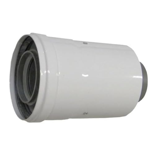 Ariston Thermo 3318079 Partenza Verticale 60/100 Per Fumisteria Caldaia A Condensazione, Bianco