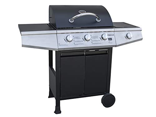 Barbecue A Gas Style 3 In Metallo Nero