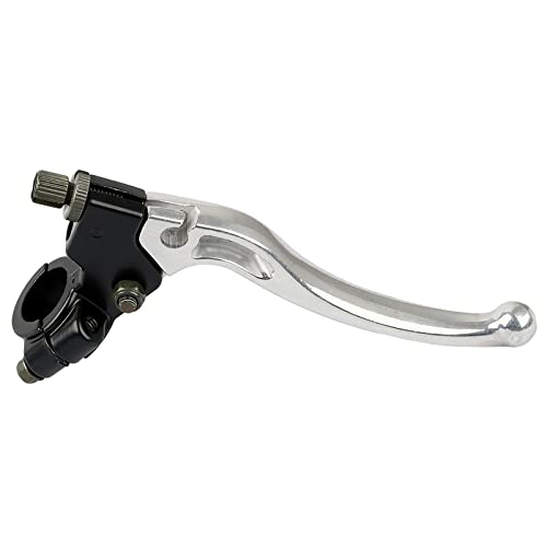 Locopow 22Mm 7/8 Pollici Leva Freno Frizione Anteriore Universale Sinistra Per Moto 50Cc 70Cc 90Cc 110Cc 125Cc Dirt Pit Bike Cilindro Frizione Idrauli