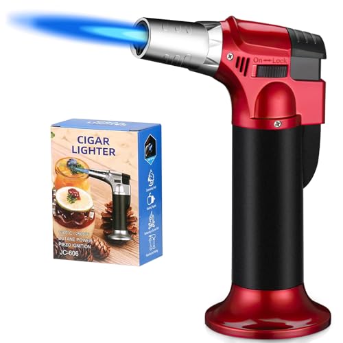 Royouzi Cannello Da Cucina Può Essere Riempito, Fiamma Ossidrica Da Cucina Regolabile, Adatto Per Cucina, Pasticceria, Dessert, Panna Cotta, Campeggio