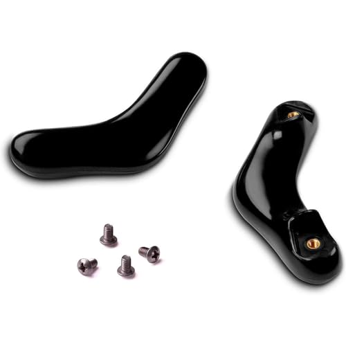Anakel Home Set 2 Maniglie Per Pentola Amc, Ricambio Per Pentola Amc | Bachelite Anti Scottatura, Colore Nero, Viti Incluse