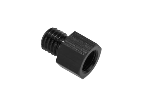 1/8 Npt - M10X1.25 Estremità Diritta, Presa Flare Hex Port Plug Adapter Adattatore Riduttore Nero