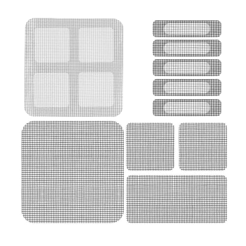 Oneboom Kit Riparazione Zanzariere,Autoadesivo Toppe Per Zanzariere,Forte Adesivo,Maglia Fine,Per Zanzariere,Zanzariere Per Porte E Reti Per Tende -Gr