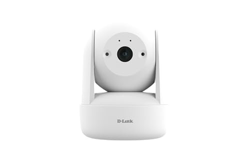 D-Link Dcs-6501Lh Videocamera Mydlink Wi-Fi 2K Compatta Con Pan & Tilt, 1296P,Visione Notturna,Registrazione Su Scheda Sd/Cloud, Rilevamento Di Suoni/