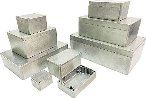 Gainta G107 - Alloggiamento Universale 125 X 80 X 40 Cm, In Alluminio Legato (Naturale), 1 Pezzo