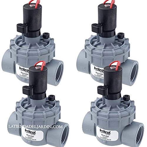 Suinga 4 X Elettrovalvola Per Irrigazione Irritrol 2400Mt. 1" 24V 32Mm Per Programmatori Di Irrigazione Elettrici.