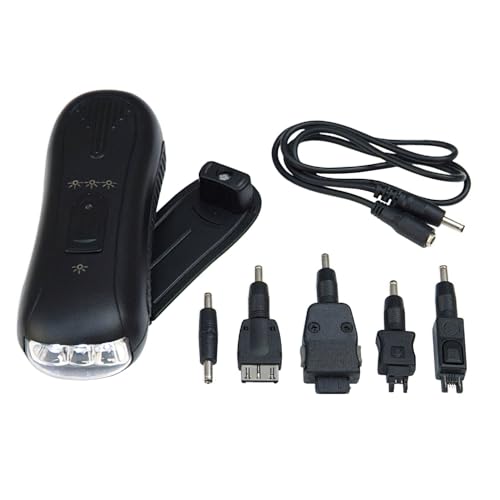 Maurer Torcia E Carica Cellulare A Dinamo Portatile Con 3 Led E Carica Usb