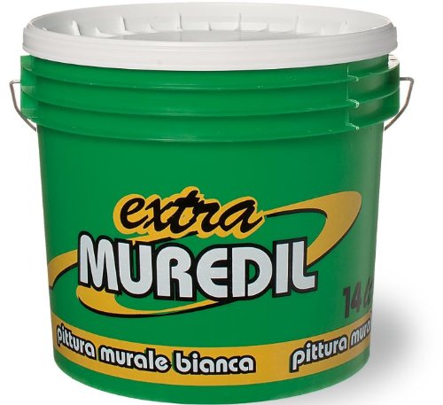 Pittura Murale Bianca Idropittura Traspirante Extra Muredil 14 Lt.