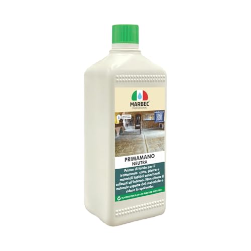Marbec Primamano Neutra 1Lt Livellante Anti-Spolvero Per Materiali Lapidei Assorbenti