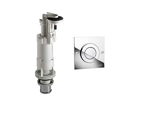 Meccanismo Batteria Di Scarico Cassetta Alta Tasto Inox Oli [ Tipo Catis ]