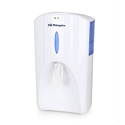 Orbegozo Da5650 Dispenser, Filtro A Carbone Per Purificare L'Acqua, Serbatoio Totale Da 8 Litri E Refrigerato Da 0,8 Litri, 65 W Di Potenza, Metallo,